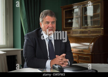 Berlin, Allemagne, le ministre de l'économie, SPD, Sigmar Gabriel, Banque D'Images