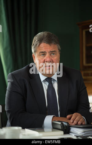 Berlin, Allemagne, le ministre de l'économie, SPD, Sigmar Gabriel, Banque D'Images