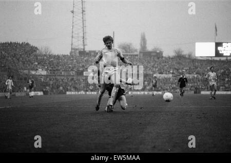 2 -1 Coventry Aston Villa, Première Division jeu tenue à Highfield Road. 26 novembre 1988. Banque D'Images