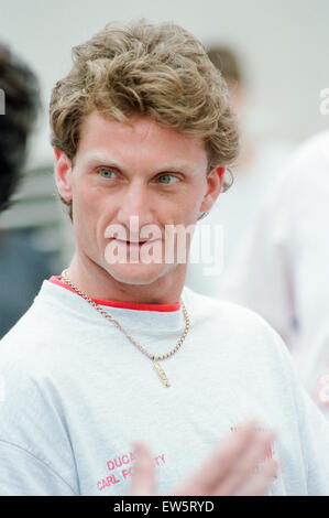 Carl Fogarty, World Superbike Racer, 22 juillet 1994. Banque D'Images