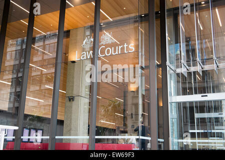 Nouvelles-Galles du Sud tribunaux de droit suprême à Macquarie Street, Sydney, Nouvelle-Galles du Sud, Australie Banque D'Images