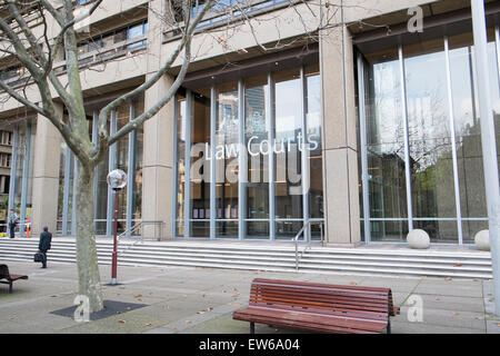 Bâtiment des tribunaux de droit suprême à Queens Square, Macquarie Street, Sydney, Nouvelle-Galles du Sud, Australie Banque D'Images