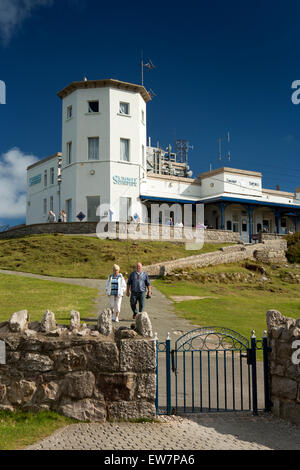 Royaume-uni, Pays de Galles, Conwy, Llandudno, Sommet de Great Orme dans l'ancien complexe de télégraphe. Banque D'Images