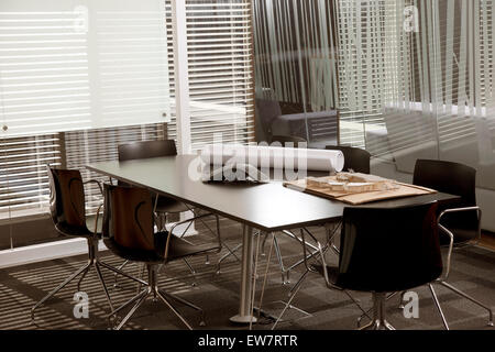 Salle de réunion dans un bureau d'architecte Banque D'Images