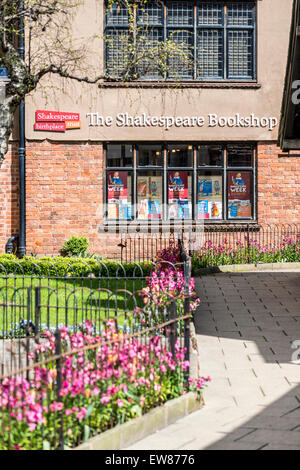 La librairie Shakespeare à Stratford upon Avon Banque D'Images