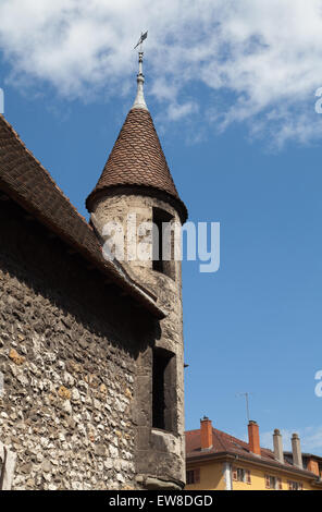 Le Palais de l'Isle, Annecy, département de la région Rhône-Alpes dans le sud-est de la France. Banque D'Images