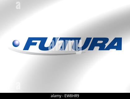 Futura Airlines symbole drapeau emblème logo icône signe Banque D'Images