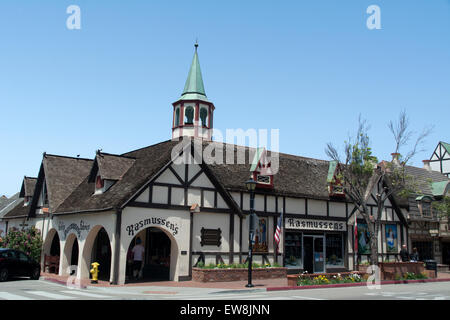 Un bâtiment dans l'unique 'Danish' ville de Solvang, Californie Banque D'Images