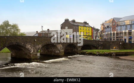 L'Irlande, Co Wexford, Tinghir, William Barker Pont sur la rivière Slaney Banque D'Images