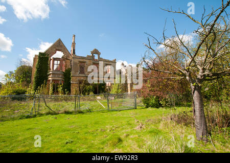 Nocton Hall dans le Lincolnshire, Angleterre, Royaume-Uni Banque D'Images