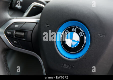 Oxford, Oxfordshire, UK. 20 Juin, 2015. Les résidents d'Oxford a eu la chance de tester une gamme de voitures électriques. Banque D'Images