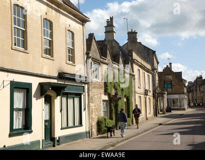 Bâtiments historiques, High Street, Corsham, Wiltshire, England, UK Banque D'Images