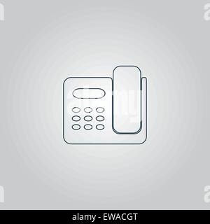 Télécopieur Vector illustration Illustration de Vecteur