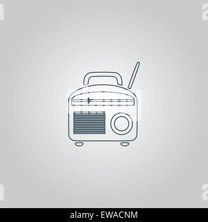 Symbole Radio, Vector Illustration de Vecteur