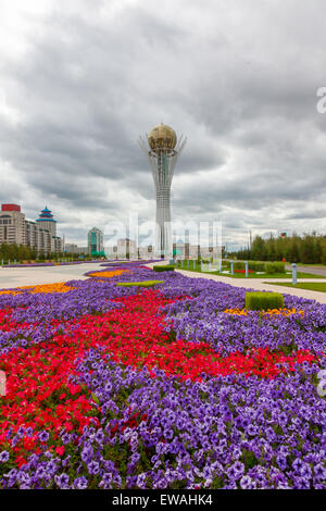 Baiterek monument, symbole d'Astana, capitale du Kazakhstan Banque D'Images