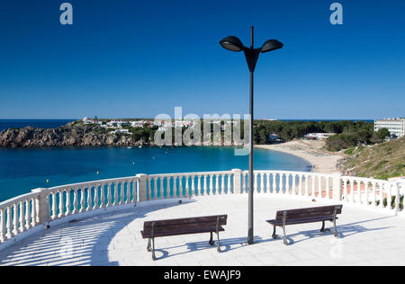 Plus à Arenal d'en Castell Menorca hêtre Banque D'Images
