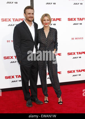 Jason Segel et Cameron Diaz Banque D'Images