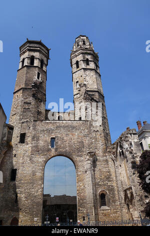 Ruines de la cathédrale de Macon en France Cathedrale le Vieux Saint-Vincent Banque D'Images