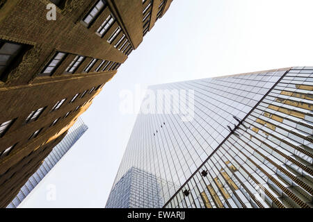 Freedom Tower, Tower One, New York City, One World Trade Center, New York, Manhattan, États-Unis. Banque D'Images