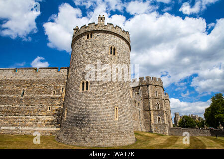 L'historique château de Windsor dans le Berkshire, en Angleterre. Banque D'Images