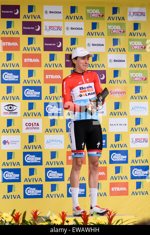 Hemel Hempstead, Royaume-Uni. 21 Juin, 2015. Aviva WT women's cycling tour, au Royaume-Uni. Credit : Carpe Diem/Alamy Live News Banque D'Images