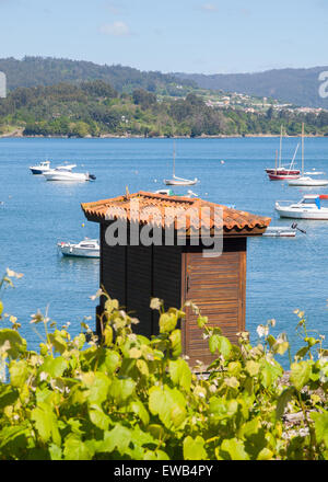 Seascape grenier à l'extérieur à l'arrière-plan Banque D'Images