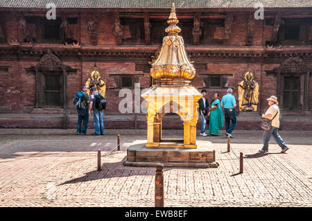 Patan, Népal (Kathmandu) Sub-Metropolitan Ville Durbar Square. Banque D'Images