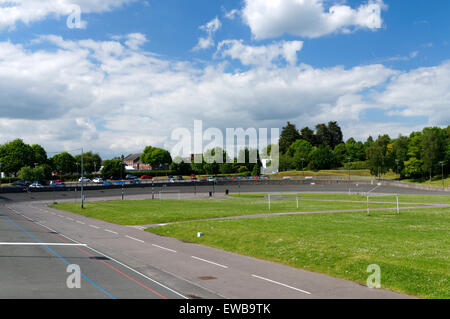 Maindy Stadium, piste cyclable, Maendy, Cardiff, Pays de Galles, Royaume-Uni. Banque D'Images