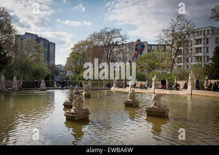 Fontaine de conte de fées, Berlin, Allemagne Banque D'Images