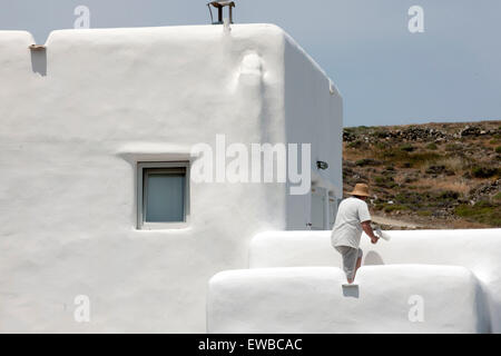 Spanien, Canaries, Mykonos, Fokos Beach, taverne Banque D'Images