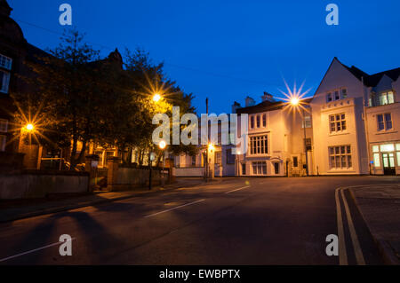 Nottingham City at night, Nottinghamshire England UK Banque D'Images