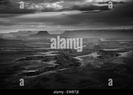 Canyonlands National Park est un parc national américain situé dans le sud-est de l'Utah près de la ville de Moab. Banque D'Images