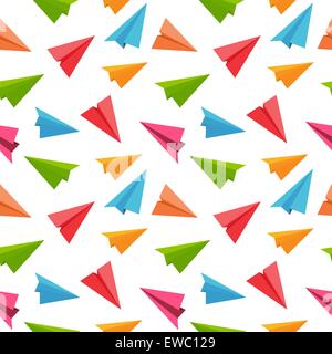 Motif de fond transparente Avion Vector Illustration Illustration de Vecteur