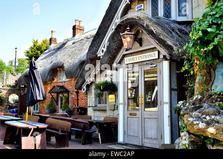 Vieille ville de Shanklin Banque D'Images