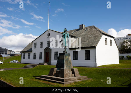 Stjornarradid cabinet du premier ministre du gouvernement à la Chambre l'Islande Reykjavik Banque D'Images