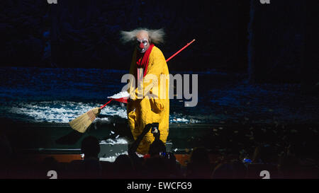 Slava's Snowshow au Tel Aviv Performing Arts Centre, à Tel Aviv, à l'OB 3 juin 2015. Banque D'Images