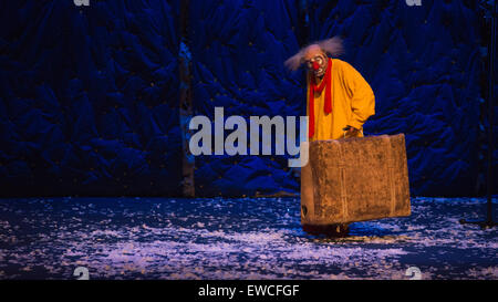 Slava's Snowshow au Tel Aviv Performing Arts Centre, à Tel Aviv, à l'OB 3 juin 2015. Banque D'Images