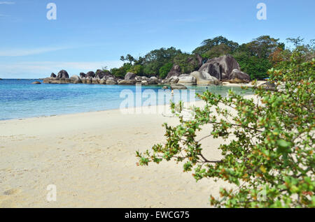 Paysage de la Plage Tanjung Tinggi Banque D'Images