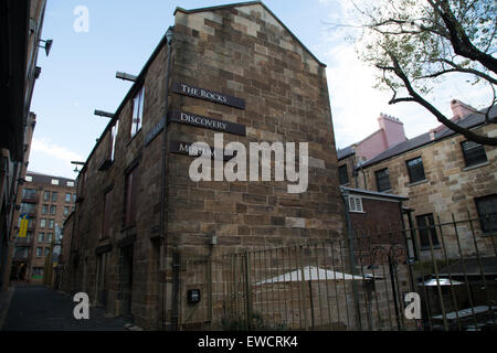 Les roches Discovery Museum à 2-8 Kendall Lane à Sydney, Australie. Banque D'Images