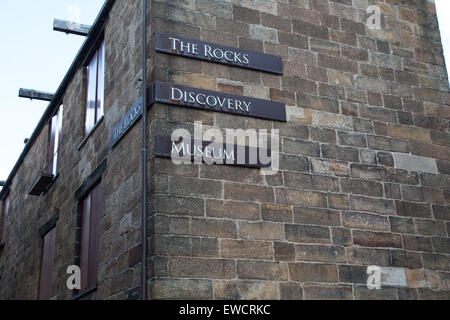Les roches Discovery Museum à 2-8 Kendall Lane à Sydney, Australie. Banque D'Images