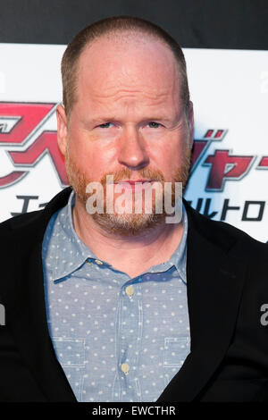 Tokyo, Japon. 23 Juin, 2015. Joss Whedon directeur assiste à la première japonaise pour le film 'Avengers : Uncanny X-Men' dans le centre-ville de Tokyo, Japon le 23 juin 2015. Le film sera distribué au Japon par Walt Disney Studio le Japon avec une sortie de 4 juillet. Credit : Rodrigo Reyes Marin/AFLO/Alamy Live News Banque D'Images