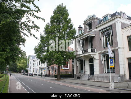 Maliesingel, Utrecht, Pays-Bas, une partie de la route pour la première étape contre la montre au cours de l'édition 2015 du Tour de France Banque D'Images