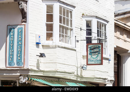 St Margaret's Street, Canterbury, Kent, Angleterre Banque D'Images