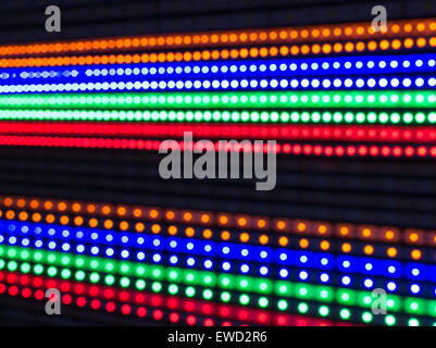 L'abstraction abstrait toile fond fond ampoule lumineuse close-up libre diode émettant l'électronique électricité colorés explorer ex Banque D'Images