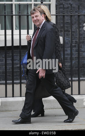 John Whittingdale vu à Downing Street à Londres : Crédit WFPA/Alamy Live News Banque D'Images