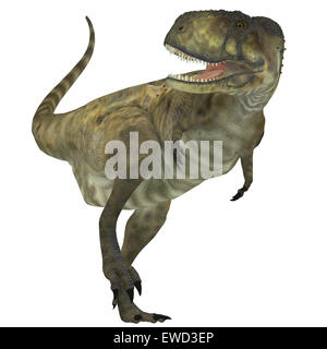 Abelisaurus était un dinosaure théropode carnivore qui vivait dans la période du Crétacé de l'Argentine. Banque D'Images