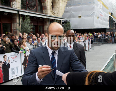 London,UK,9 juin 2015. Jason Statham a la première du film "espion" Banque D'Images