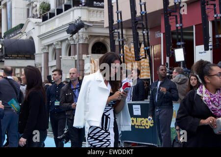 Leona Lewis,9 juin 2015, Leicester square, London,UK Banque D'Images