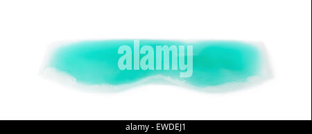 Masque relaxant gel de refroidissement isolé Banque D'Images