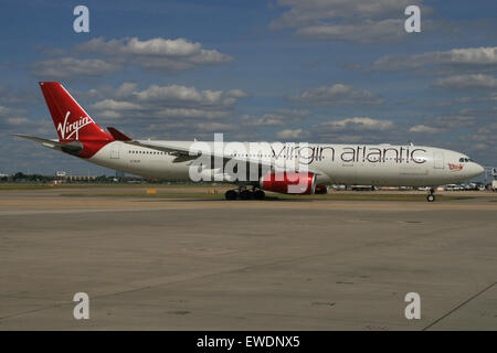 Airbus A330 de Virgin Atlantic Banque D'Images